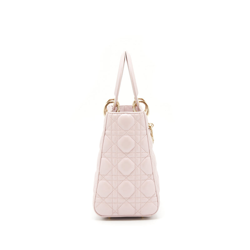 DIor Lady Dior Lambskin Light Pink LGHW