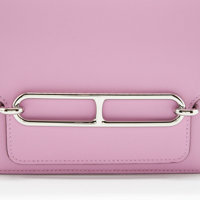 Hermes Mini Roulis Swift Mauve Sylvestre SHW Stamp U