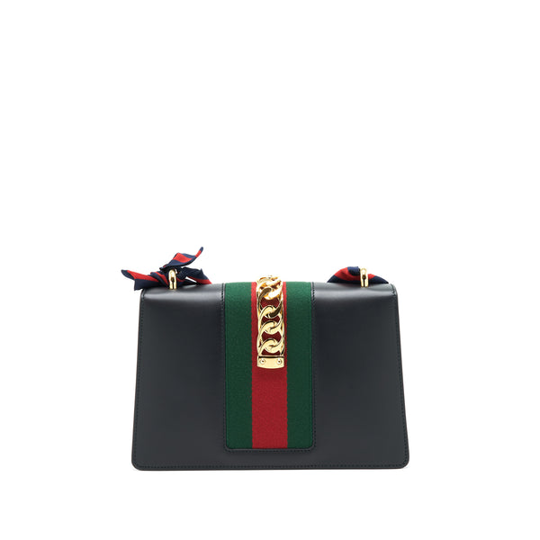 Gucci Small Sylvie Shoulder Bag Black