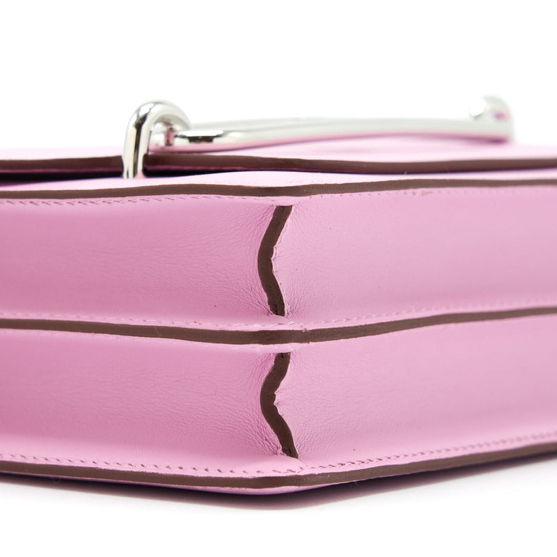 Hermes Mini Roulis Swift Mauve Sylvestre SHW Stamp U