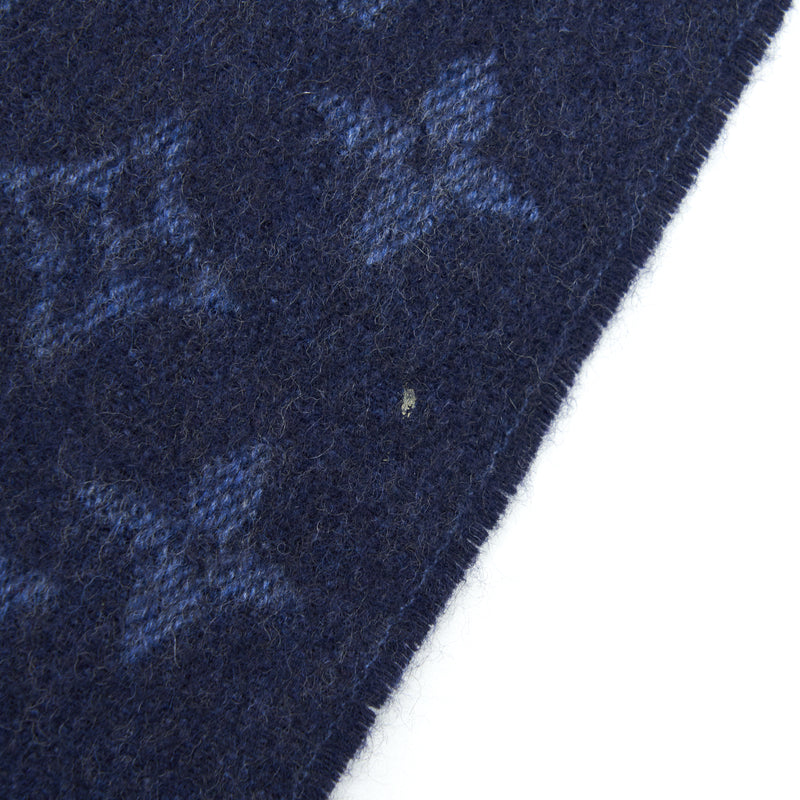 Louis Vuitton Monogram Gradient Scarf, Blue