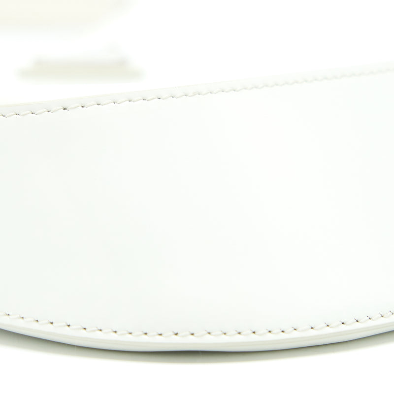 Prada Cleo Bag Calfskin White SHW