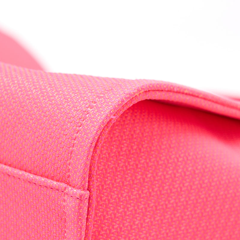 Chanel Deauville Tote Bag Hot Pink SHW