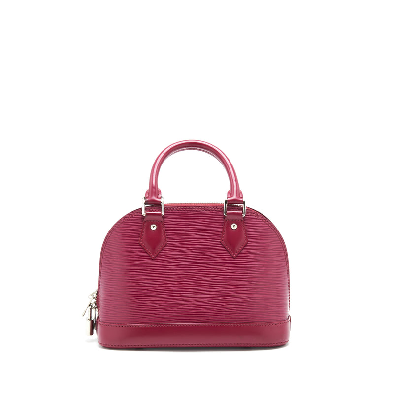 Louis Vuitton - NEW ALMA BB Raspberry Top Handle Bag w/ Jacquard Strap