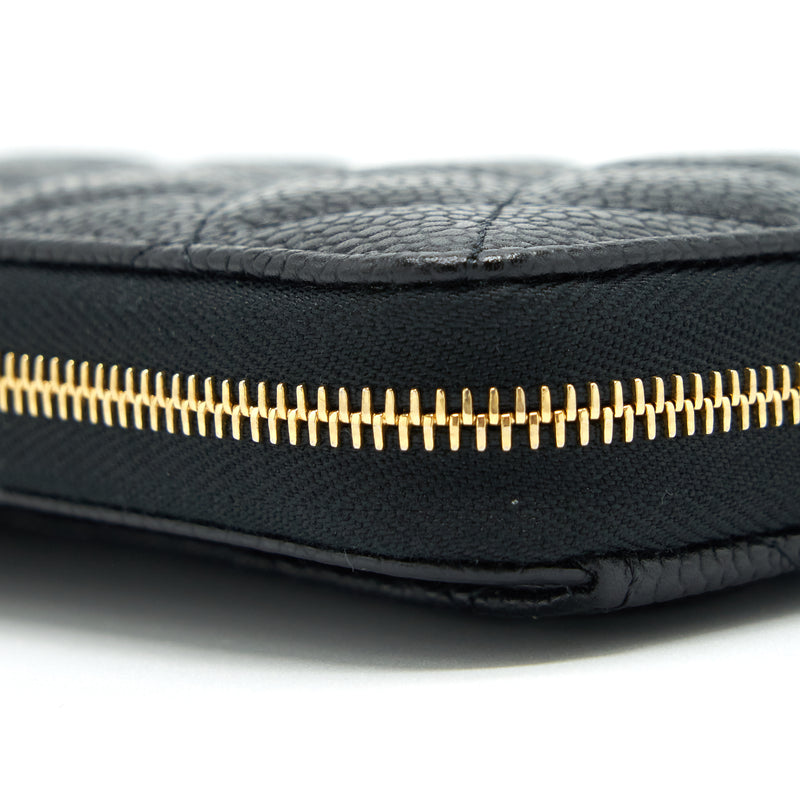 Chanel Zippy Long Wallet Caviar Black GHW