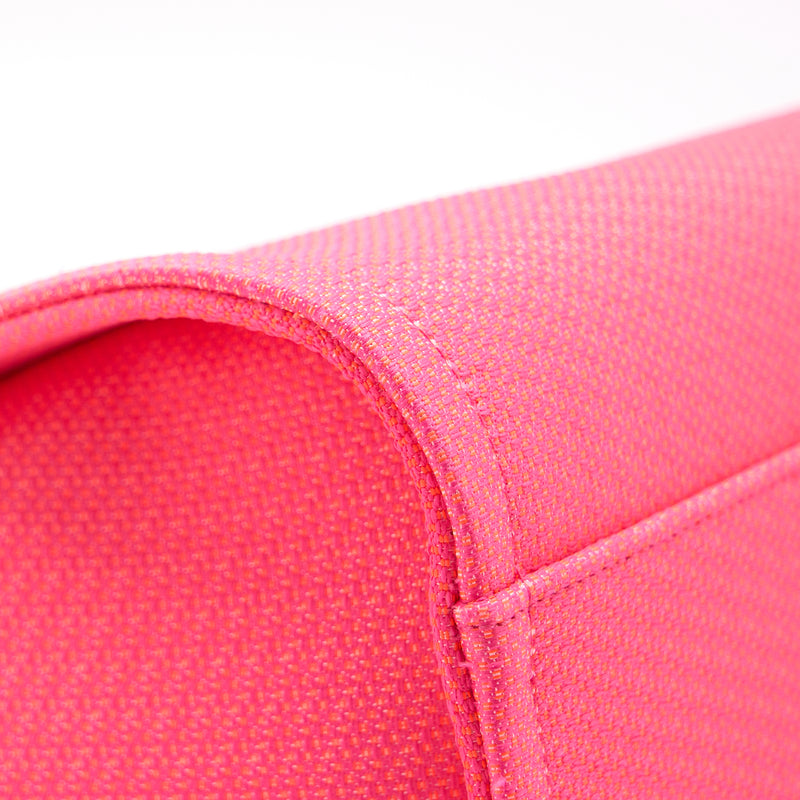 Chanel Deauville Tote Bag Hot Pink SHW