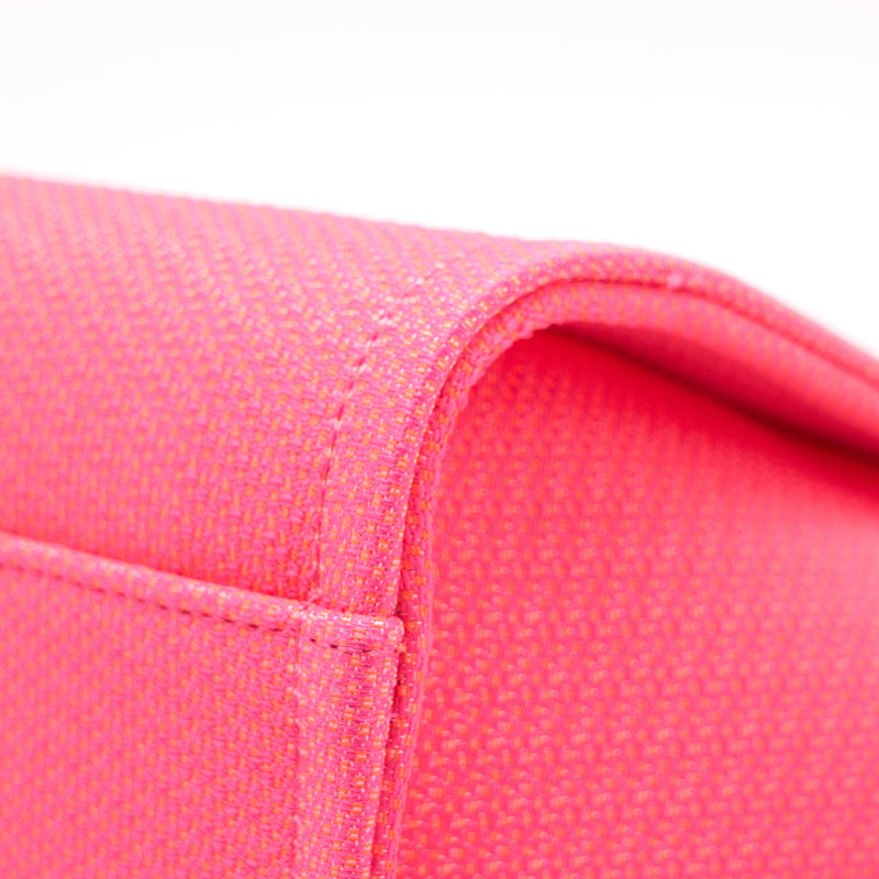 Chanel Deauville Tote Bag Hot Pink SHW
