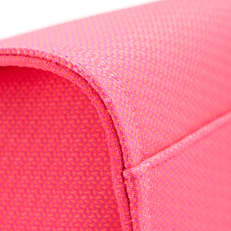 Chanel Deauville Tote Bag Hot Pink SHW
