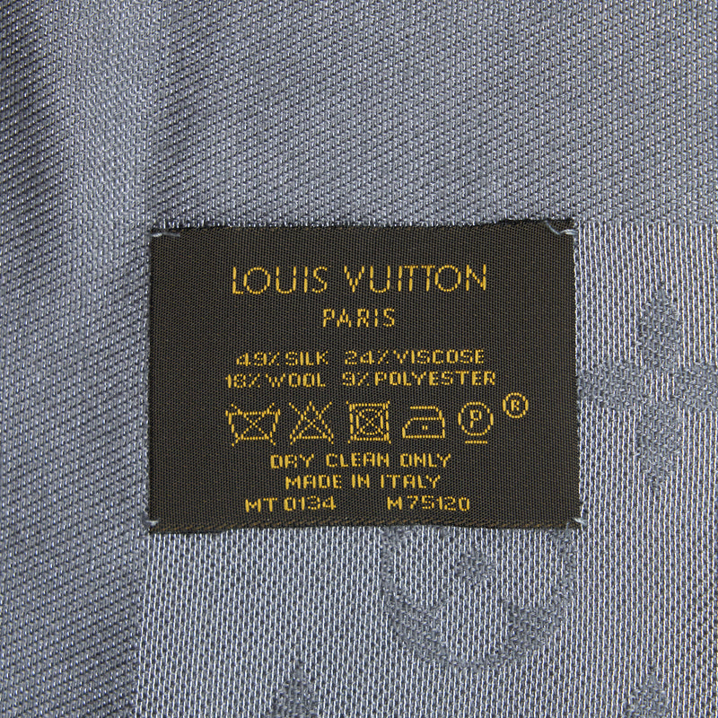 Louis Vuitton shine Scarves Grey Monogram