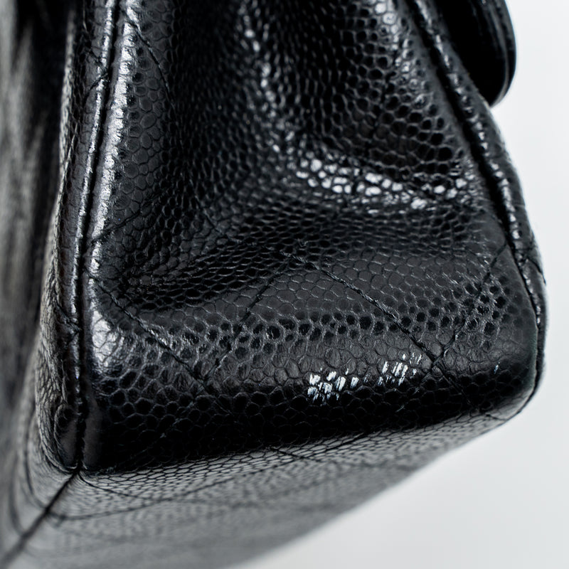 Chanel Medium Classic Double Flap Bag Caviar Black GHW