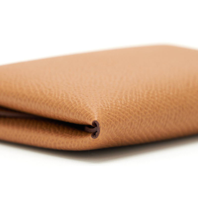 Hermes Calvi Duo Epsom Gold Stamp U