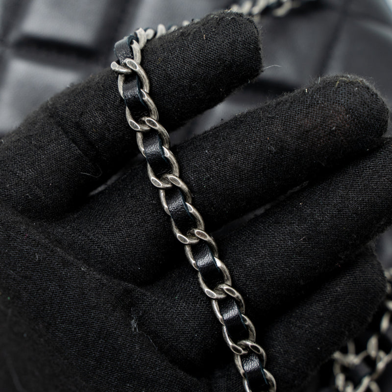 Chanel Timeless Clutch with Chain Lambskin Black Ruthenium Hardware