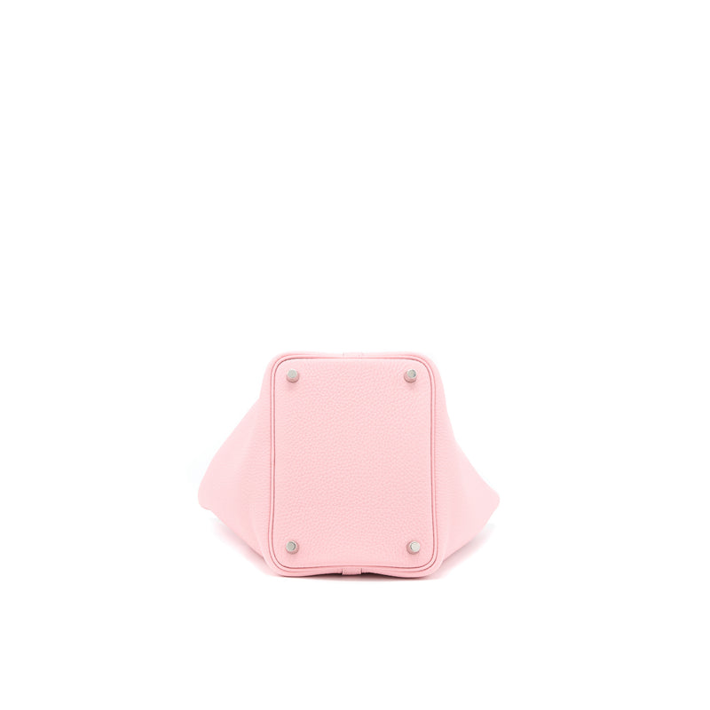 Hermes Picotin 18 Lock Bag Clemence Rose Sakura SHW Stamp U