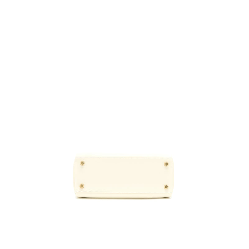 Hermes Kelly Mini Clutch In Chai Swift Leather And Gold Hardware