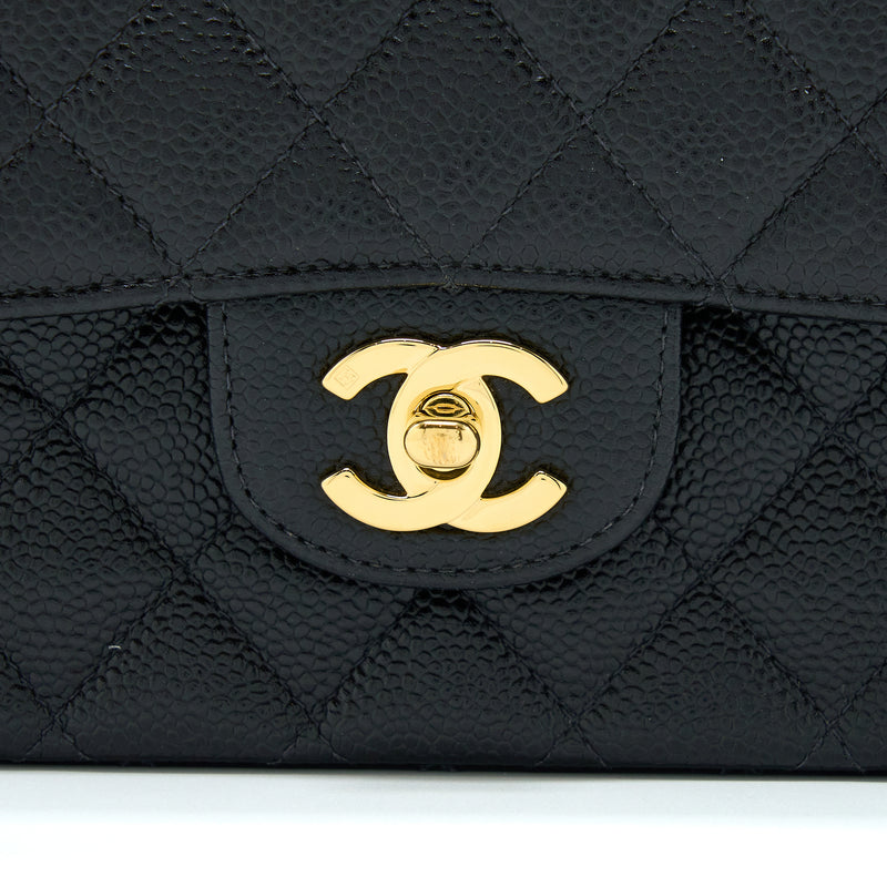 Chanel Classic Double Flap Bag Caviar Black GHW