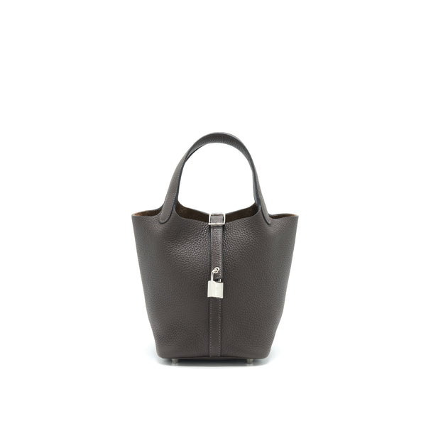 Hermes picotin 18 Lock Bag Ebene SHW stamp Z