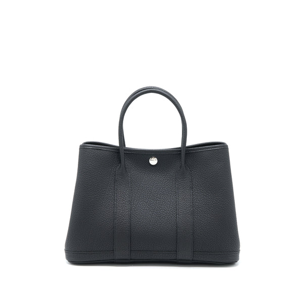 Hermes Garden Party 30 Negonda Black SHW Stamp U