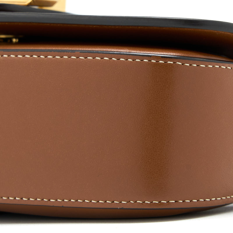 Celine Clutch On Strap Calfskin Tan GHW