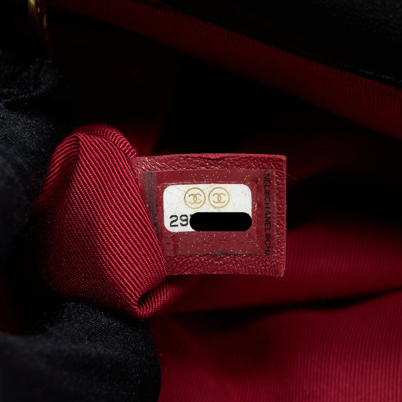 Chanel Medium 19 Bag Goatskin Black Multicolour Hardware