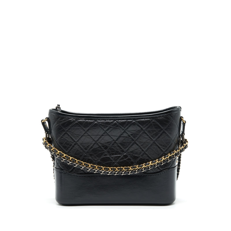 Chanel Gabrielle Hobo Medium Size Bag  Three Tone Crossbody Chain Black  5400  eBay