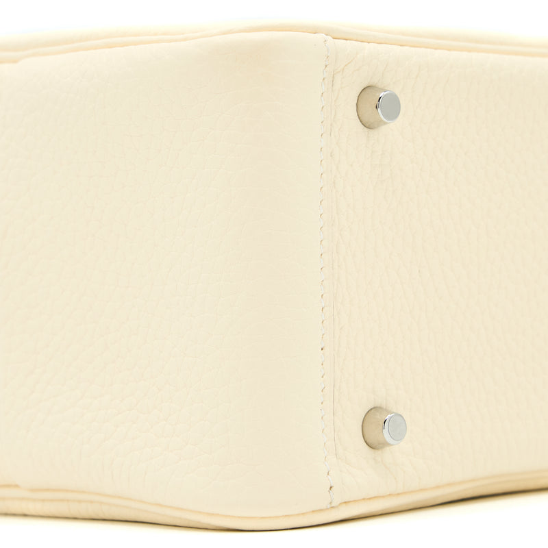 Hermes Mini Lindy Clemence Nata Multicolour Strap SHW Stamp U