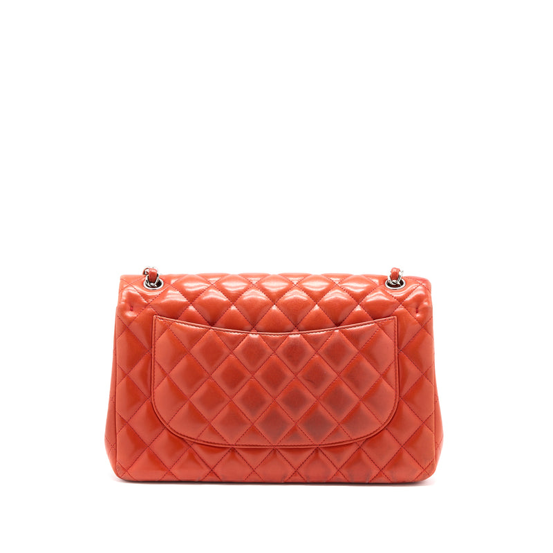 Chanel Jumbo Classic Double Flap Bag Lambskin Coral SHW