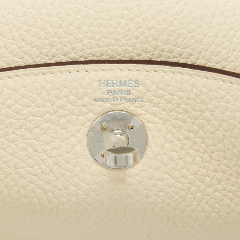 Hermes Mini Lindy Clemence Nata Multicolour Strap SHW Stamp U