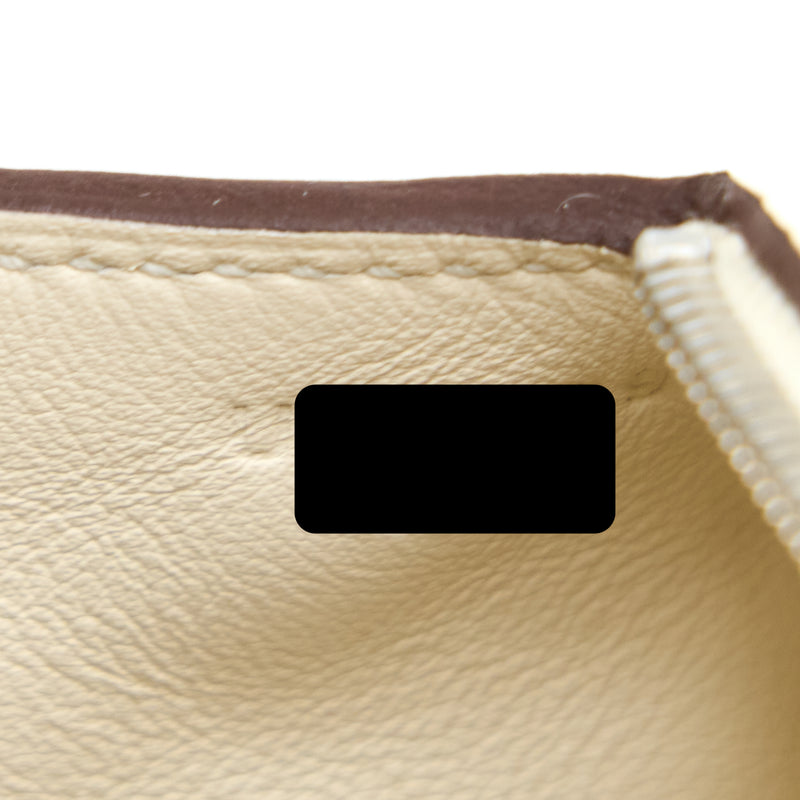 Hermes Mini Lindy Clemence Nata Multicolour Strap SHW Stamp U