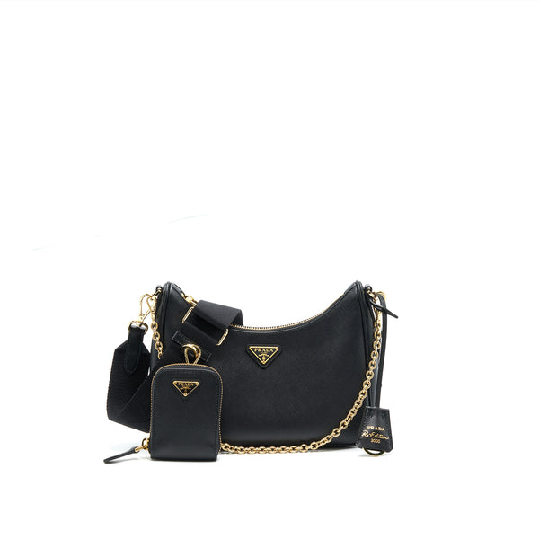 PRADA Re-edition Saffiano Leather in Black