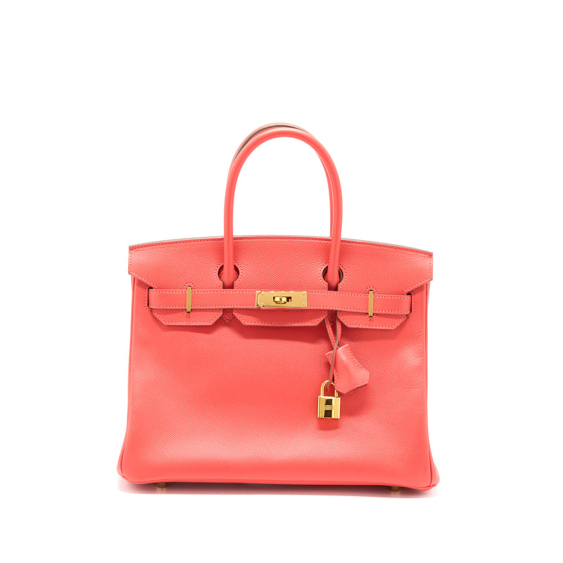 Hermes Birkin 30 Epsom T5 Rose Jaipur GHW Stamp T