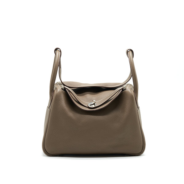 Hermes Lindy 30 Etoupe SHW Stamp T