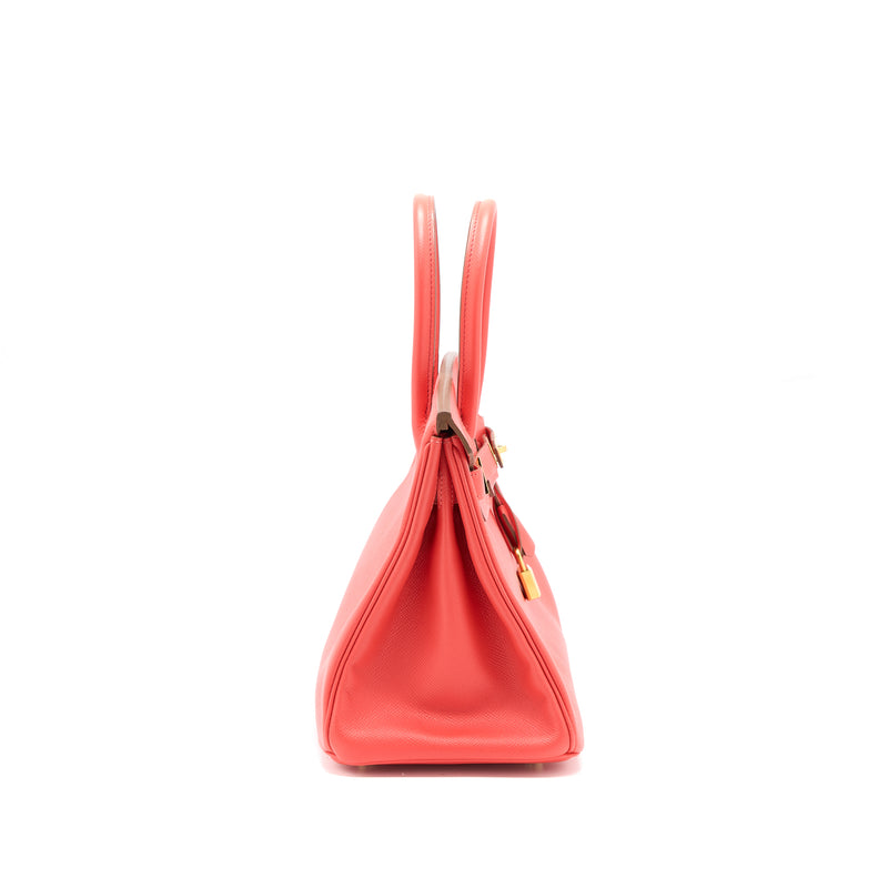 Hermes Birkin 30 Epsom T5 Rose Jaipur GHW Stamp T