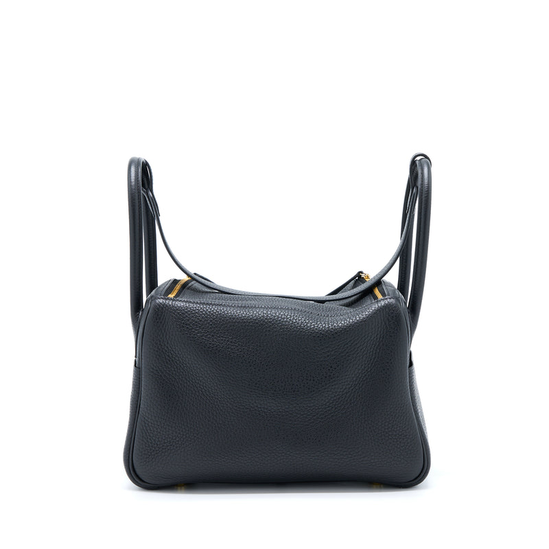 Hermes Lindy 26 Clemence Black GHW Stamp D