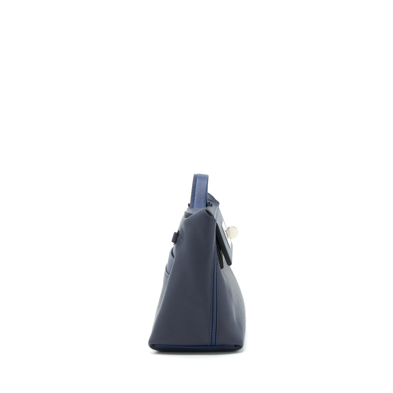 Hermes Mini 24/24 2424-21 Bag Swift Blue Nuit/Blue Navy SHW Stamp Z