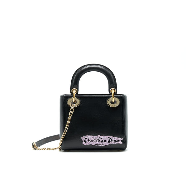 Dior Mini Lady Dior Limited Edition Black LGHW