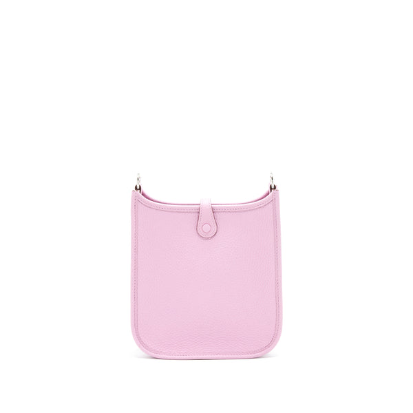 Hermes Mini Evelyne X9 Mauve Sylvestre SHW Stamp Z