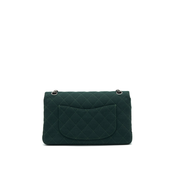 Chanel reissue 2.55 226 Flap Bag fabric Dark green SHW