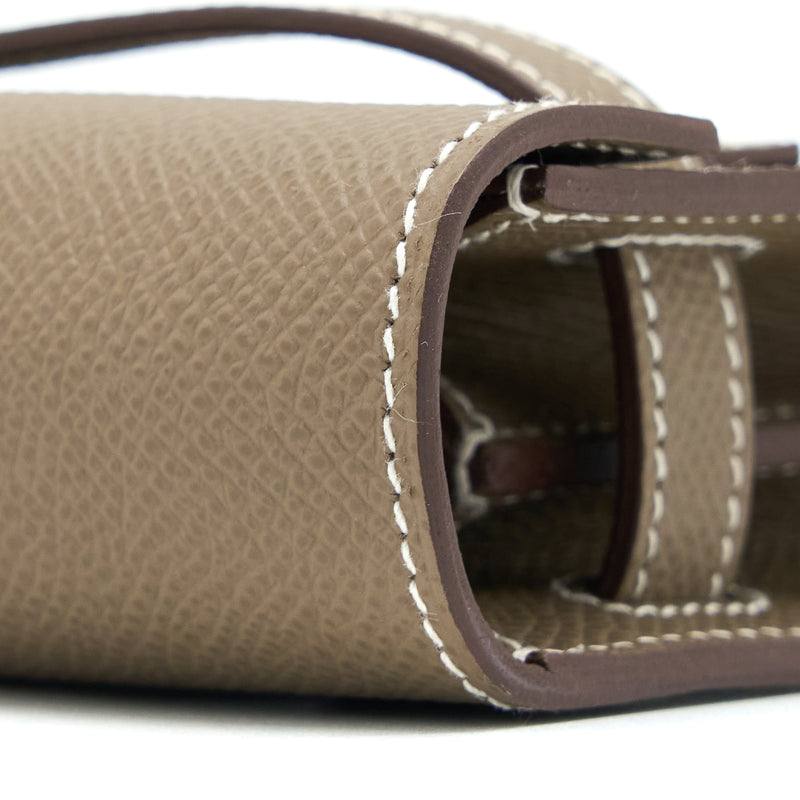 Hermes Kelly To Go Epsom Etoupe SHW Stamp U