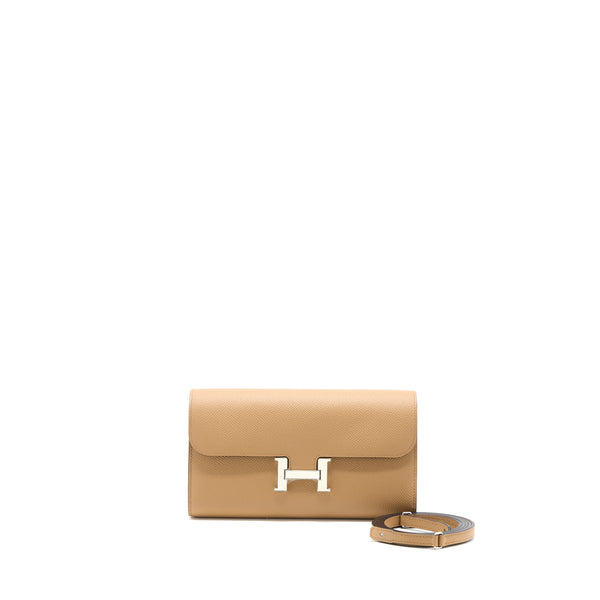 Hermes Constance To Go Epsom Chai/Nata Laque Hardware Stamp B