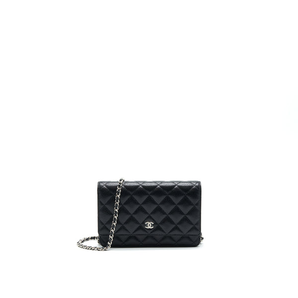 Chanel Caviar Classic Wallet on Chain black Caviar SHW