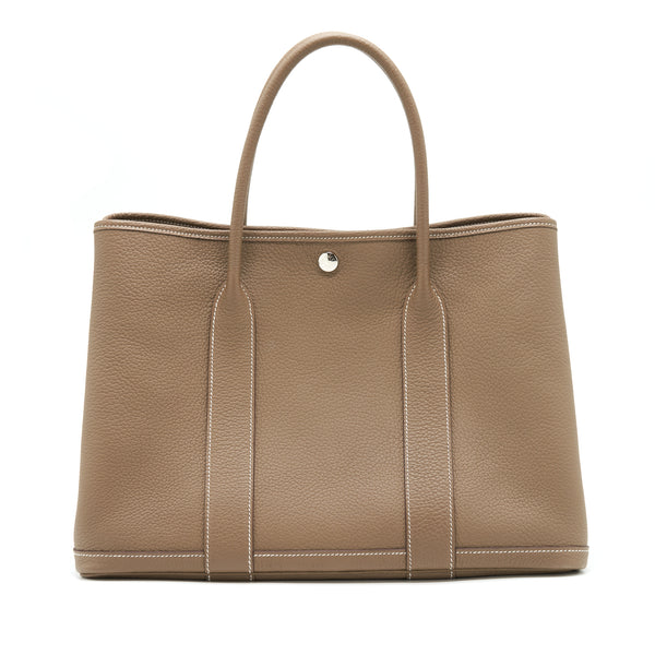 Hermes Garden Party 36 Etoupe SHW Stamp D