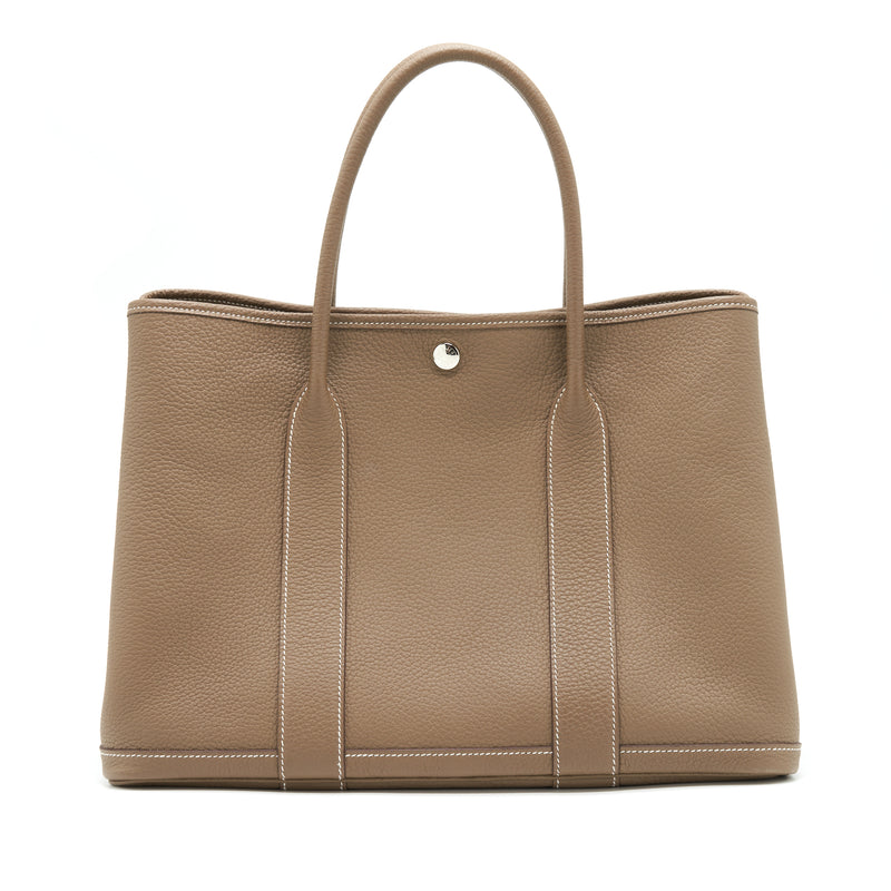 Hermes Garden Party 36 Etoupe SHW Stamp D