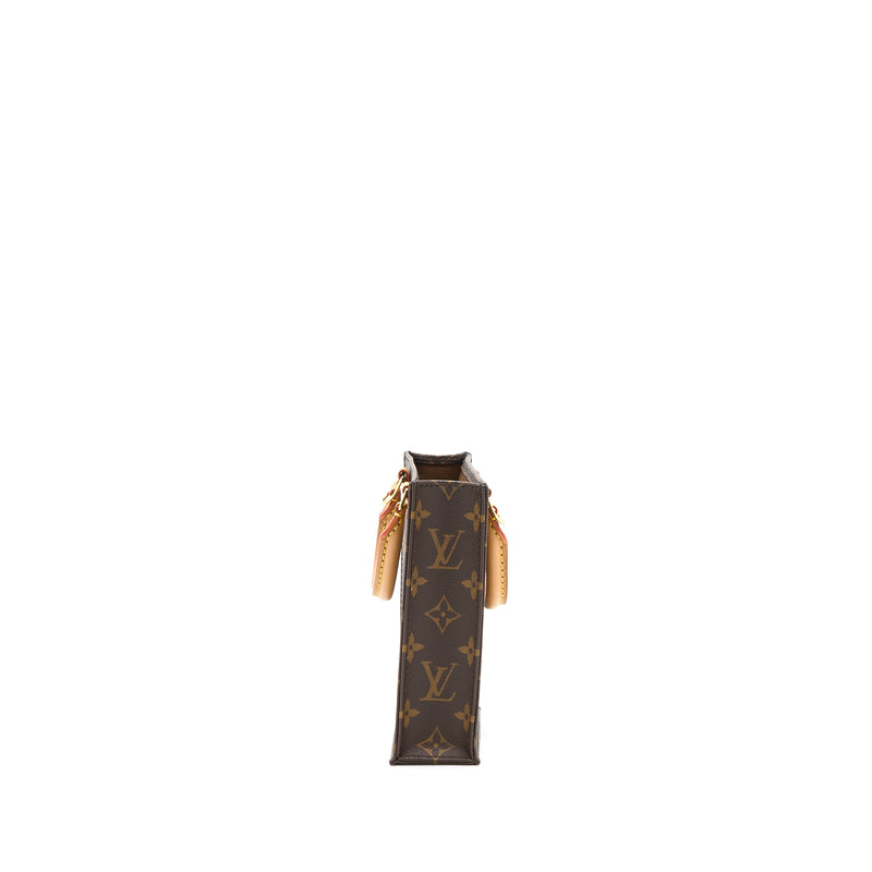Louis Vuitton Petit Sac Plat Monogram Canvas GHW