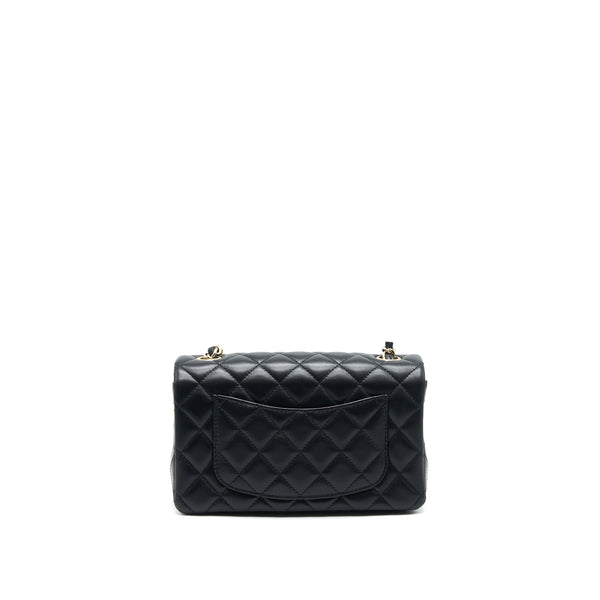 Chanel Mini Rectangular Flap Bag Lambskin LGHW(Microchip)