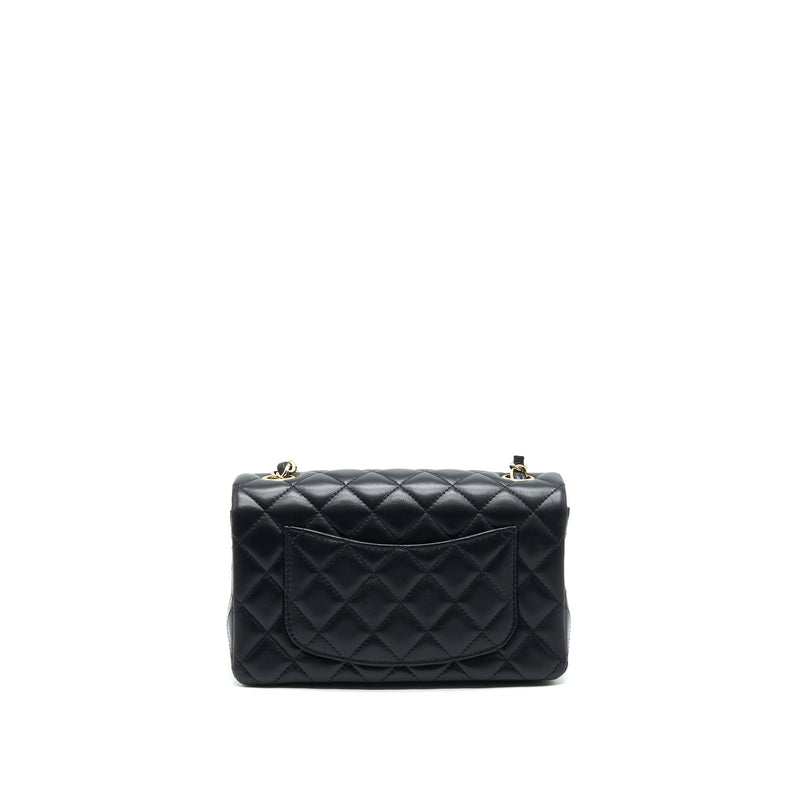 Chanel Mini Rectangular Flap Bag Lambskin LGHW(Microchip)