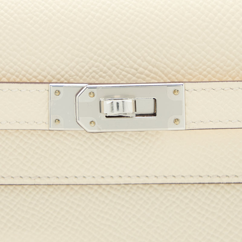 Hermes Kelly to Go Epsom Nata/Jaune Poussin SHW Stamp U