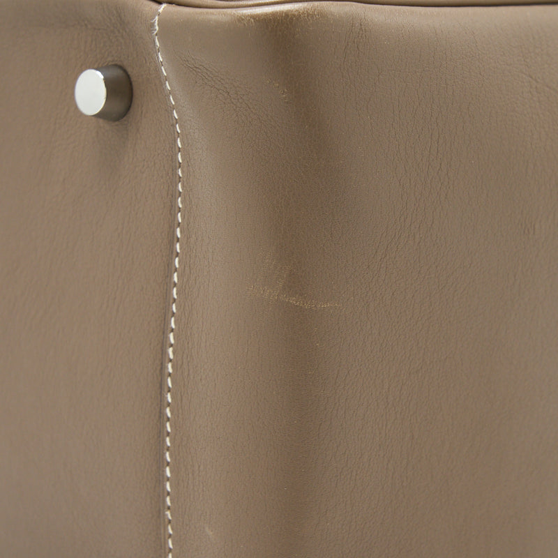 Hermes Lindy 34 Swift Etoupe SHW Stamp Square K