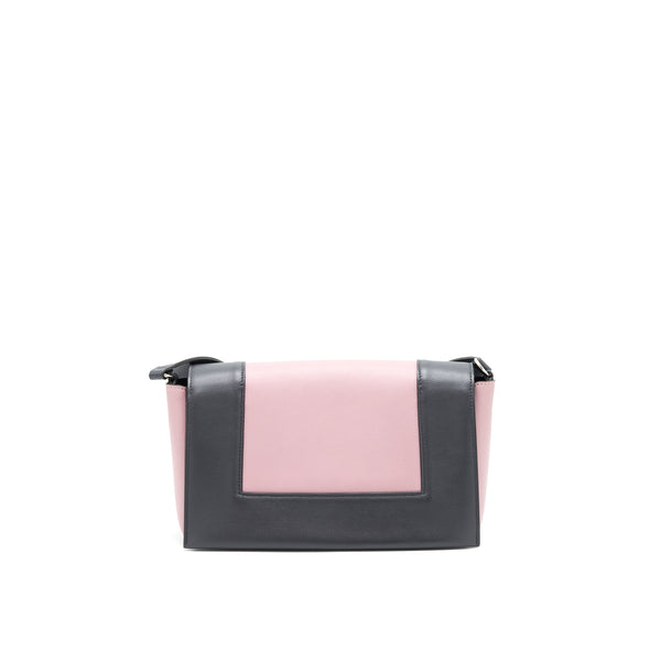 Celine Frame Shoulder Bag light Purple/ Dark Grey