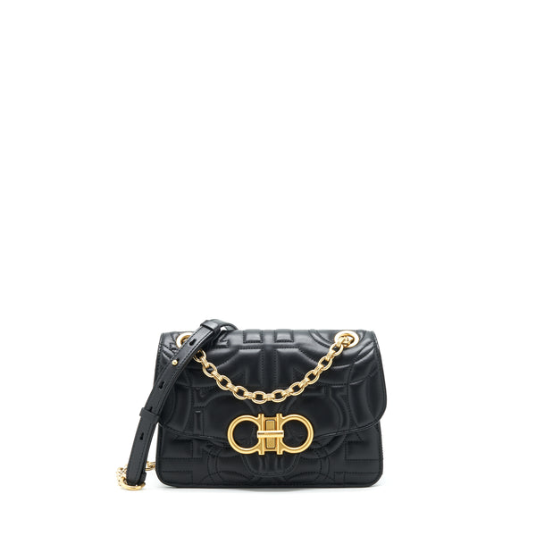 Ferragamo gancini quilted discount bag