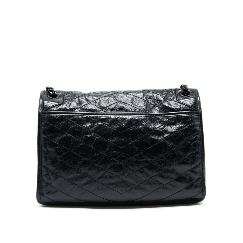 Saint Laurent Niki Large Bag In Black and Black Hardware